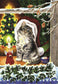 Christmas Tree & Cat Diamond Painting