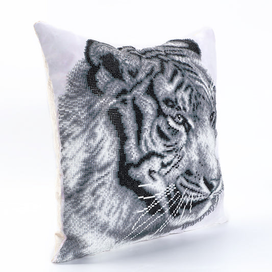 Black and white Tiger Cushion Cover