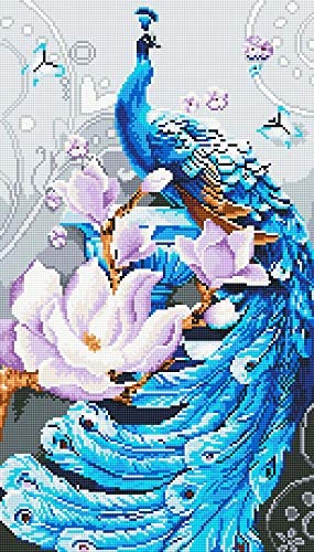 Blue Peacock AB Drill Diamond Painting