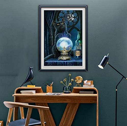 Cat and Night Pearl AB Drill Diamond Painting