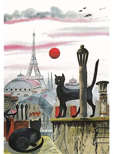 Cat and Castle AB Drill Diamond Painting