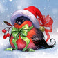 Christmas Fat Cardinal AB Drill Diamond Painting