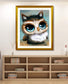 Blue-eyed Furry Owl AB Drill Diamond Painting