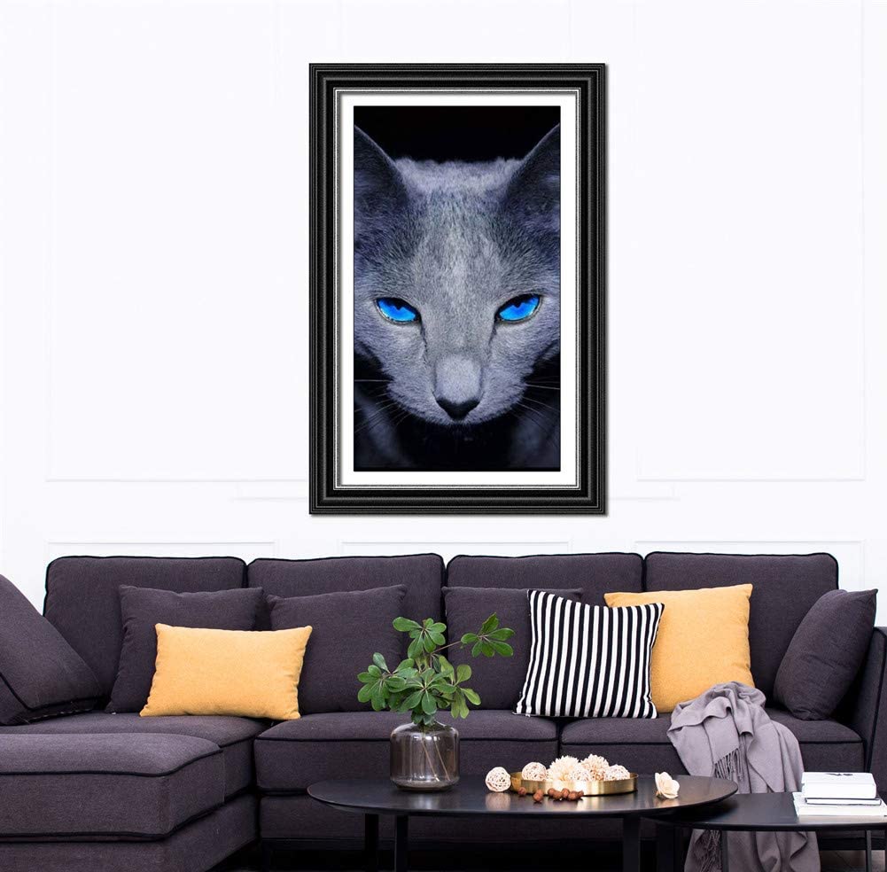 Blue Eyes Cat AB Drill Diamond Painting