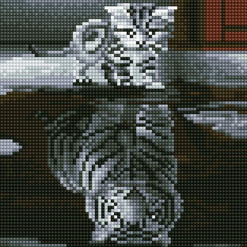 Cat Becomes Tiger AB Drill Diamond Painting