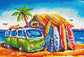 Bus and House AB Drill Diamond Painting