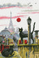 Cat and Castle AB Drill Diamond Painting