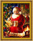 Christmas Smiling Santa Claus Diamond Painting AB Drill