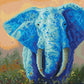 Blue Elephant AB Drill Diamond Painting