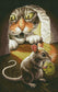 Cat and Mouse Holding Cheese AB Drill Diamond Painting