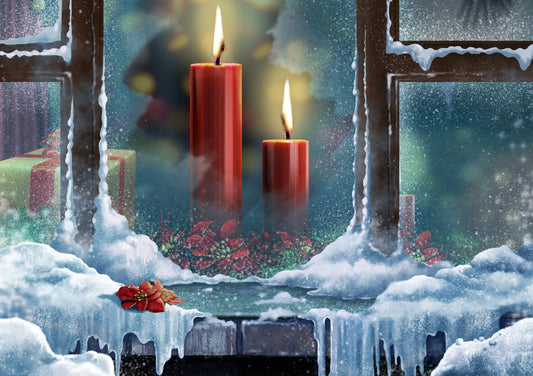 Christmas Candle AB Drill Diamond Painting