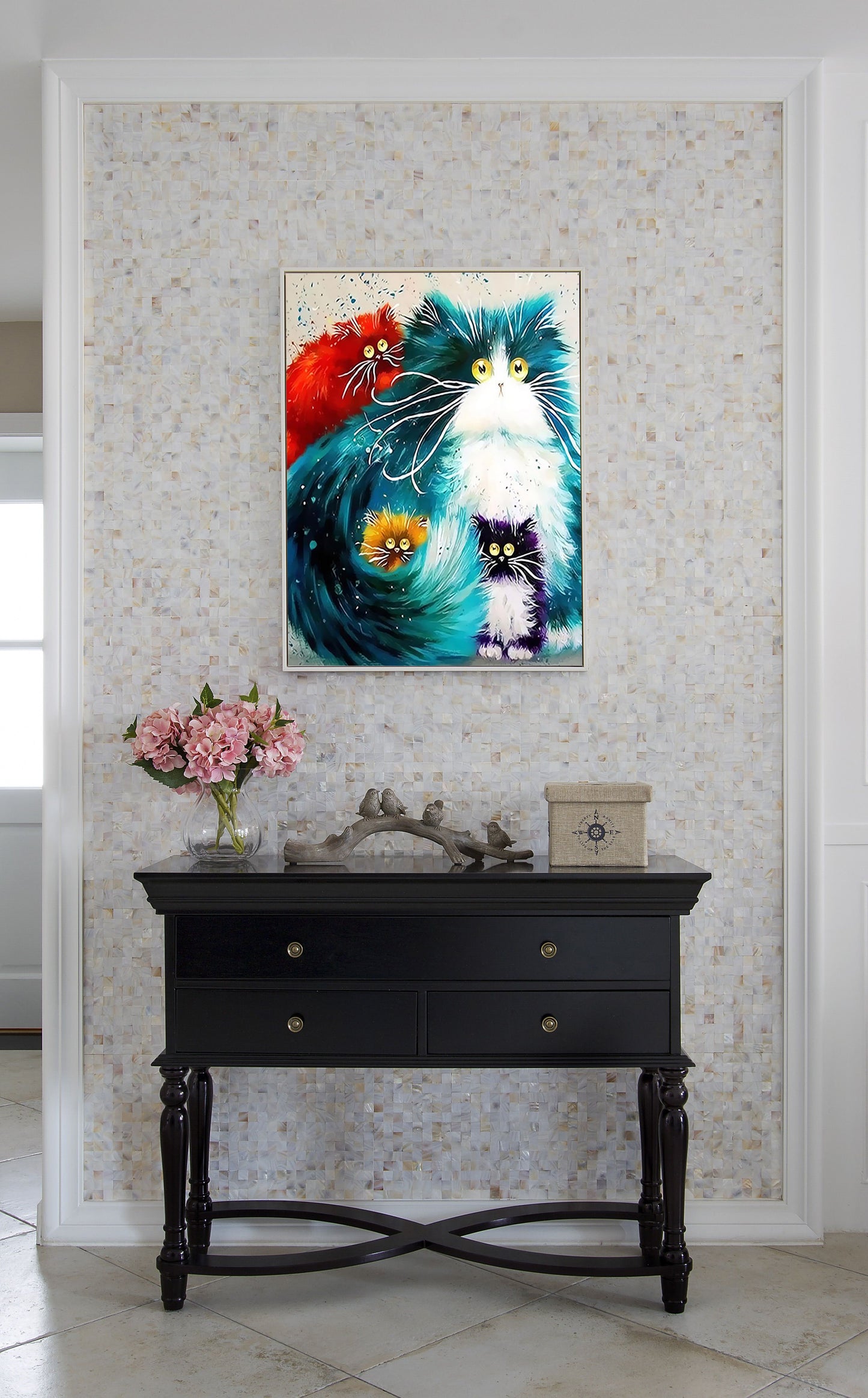 Cat Family AB Drill Diamond Painting