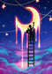 5d Full Square/Round Cartoon Moon Diamond Painting Embroidery Mosaic Embroidery Home Decor